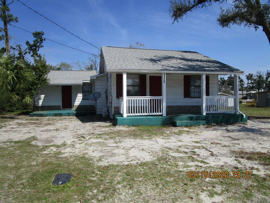 3/2 single family home. Refrigerator, stove. W/D hookup, exterior storage closet.

Owner supplied yard work. One block off of Hwy 98, two blocks from the bay! Close to Gulf Coast State College, Florida State University Panama City Campus. Three bedrooms, one with separate entrance, two full baths.

Pets allowed with owner approval and NON REFUNDABLE pet fee applies per pet. Breed restrictions apply.