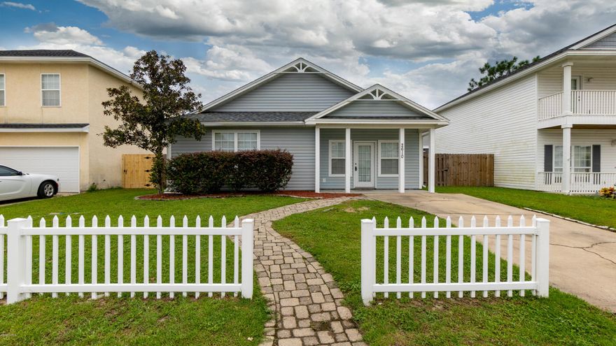 Beautiful 3/2 Single Story Home in Avondale Estates minutes from the Beach, TAFB, and NAS PC.  This Spacious Floor Plan features Easy Maintenance Vinyl Plank Flooring and Tile throughout, complete with Ceiling fans in every room.  Check out the Modern Open Floor plan providing extra space for entertaining and a Breakfast Bar.  The Master Bedroom comes complete with walk-in Closet and Ensuite Bath. The two Guest bedrooms and closets are large.  The home has the entire back yard privacy fenced and a great size for a pool, Hot Tub, Pets, and Kids.  Bring your family and friends to see this home because it just might be the one.  All info approx., buyer to verify all deemed important.  This area is extremely popular and expanding so call today before this one gets taken by someone else. This home is Clean, well-cared for and shows pride in ownership.   Looking for a neighborhood that has Sidewalks, Streetlights, and looks and feels like a real Neighborhood?  Avondale Estates has it.   New Roof (2019), Water Heater (2020), Dishwasher (2019) and Features Rain Gutters.  HVAC system with Wi-Fi enabled smart thermostat (Its Smart Wi-Fi Capable but can be completely controlled manually too).  Transferrable Termite Bond with ENSEC.   Call your favorite Realtor today and lets get moving!