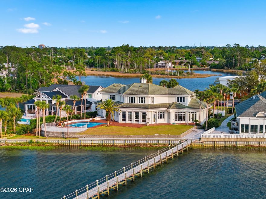 COMING SOON LISTING, NO SHOWINGS - Experience the pinnacle of waterfront luxury in this extraordinary 6,500+ square foot bayfront estate located in the highly desirable Kings Point community. Recently refreshed and thoughtfully upgraded, this impressive residence now features high-end quartz countertops, premium stainless steel appliances soon to be installed, and refined finishes throughout, creating a perfect blend of modern elegance and everyday functionality. Designed with both beauty and durability in mind, the home showcases strong construction and thoughtful design elements intended to stand up well to coastal conditions while providing comfort, security, and long-term value.

This spacious property offers four oversized bedrooms, six full bathrooms, and one half bath, with each bedroom featuring its own spa-like en-suite. The open-concept layout is highlighted by soaring ceilings and expansive windows that stretch across the entire rear of the home, providing continuous, unobstructed views of the bay and ensuring you are always connected to the water. Seamless indoor-outdoor living spaces further enhance the experience, capturing breathtaking panoramic views and unforgettable sunsets year-round. The chef's kitchen is designed for both entertaining and daily living, complete with custom cabinetry, an oversized island, and upgraded finishes that elevate the heart of the home.

Step outside to enjoy a true waterfront lifestyle with a private boat dock and boathouse, ideal for boating, fishing, and exploring the bay. The resort-style inground pool, expansive sun deck, and multiple outdoor living areas create the perfect setting for relaxation or entertaining guests. A three-car garage provides ample storage and convenience and has been upgraded with new epoxy flooring and fresh wall paint, giving it the look and feel of a brand-new space.

This is a rare opportunity to own a newly enhanced bayfront home where luxury, strength, and natural beauty come together in one remarkable setting. Schedule your private showing today and experience waterfront living at its finest.

Buyer to verify all information if important, including square footage, room dimensions, and all other measurements.