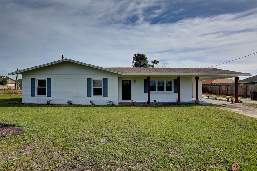 Remodeled and move in ready. New roof, paint, cabinets, quartz countertops, new appliances, large yard with large workshop. This home won't last long. Please verify all important information.