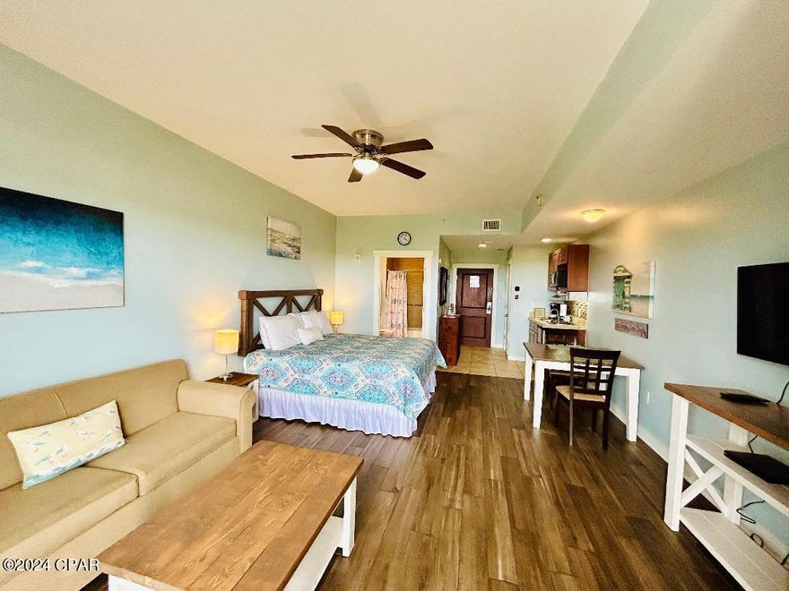 Attention Investors, this unit grossed $29,527.77 in 2023 & $29,536.69 in 2022.
Welcome to Origin at Seahaven, a popular condo community 1 mile East of Pier Park and directly across the street from Sharkey's Beachfront Restaurant.  This fully furnished,  rental ready, tastefully decorated unit is perfect for investors or for a beach getaway.  Origin at Seahaven is steps from the sugar white sand and emerald green waves. There is a private beach access for your convenience. 
Enjoy Origin's Gulf -view pool, hot tub and work-out room. Watch the sunrises and sunsets from the 15th floor observation decks. Meet for dinner with friends and family at one of the grill areas on the 4th floor, pool level. 
Enjoy a snack or coffee at Saltwater Marketplace. The kids will love the game room. Watch football or movies  in the theater room.  
Tell your Realtor that you want to see this unit TODAY!