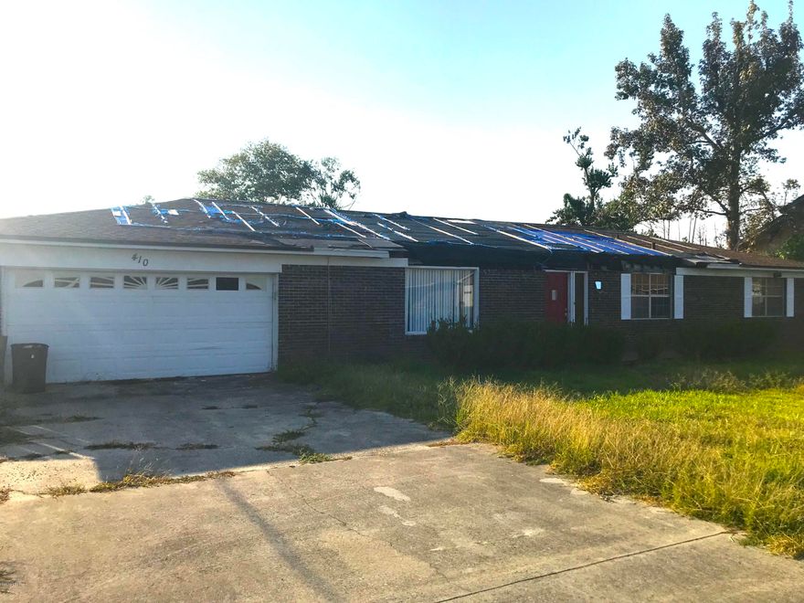 SUPER fix & flip or investment opportunity with this 4 Bedroom / 2 Bathroom brick home in Callaway Bayou Estates! The home is 2,052 sqft. (heated) and 2,883 sqft. (total). The property includes a large IN-GROUND POOL, fenced in yard and sprinkler system. Inside you have a stone fireplace, huge kitchen and tile floors. The home has some damage from Hurricane Michael and will require some roof work, drywall, etc. but at this price it is a STEAL! Don't wait to see this one because IT WILL NOT LAST LONG!     ----- CASH BUYERS ONLY -----