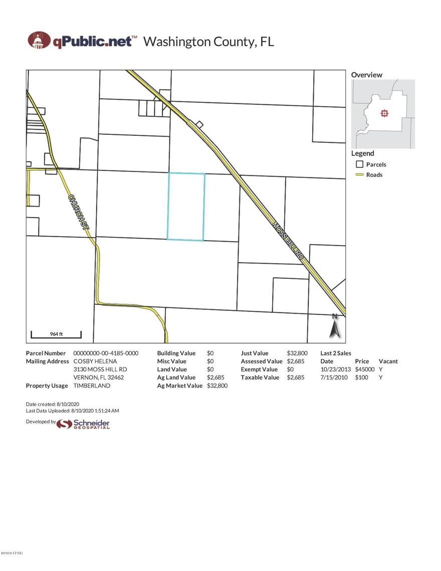 'CURRENTLY UNDER CONTRACT, SELLER ACCEPTING BACKUP OFFERS' 

20 acre estate is a nature lover's sanctuary with cypress ponds,walking trails, wildlife, just 20 minutes to Northwest Florida International Airport and 30 minutes to Panama City & beaches! Property is located in Vernon city limits next to schools, EMS nearby.