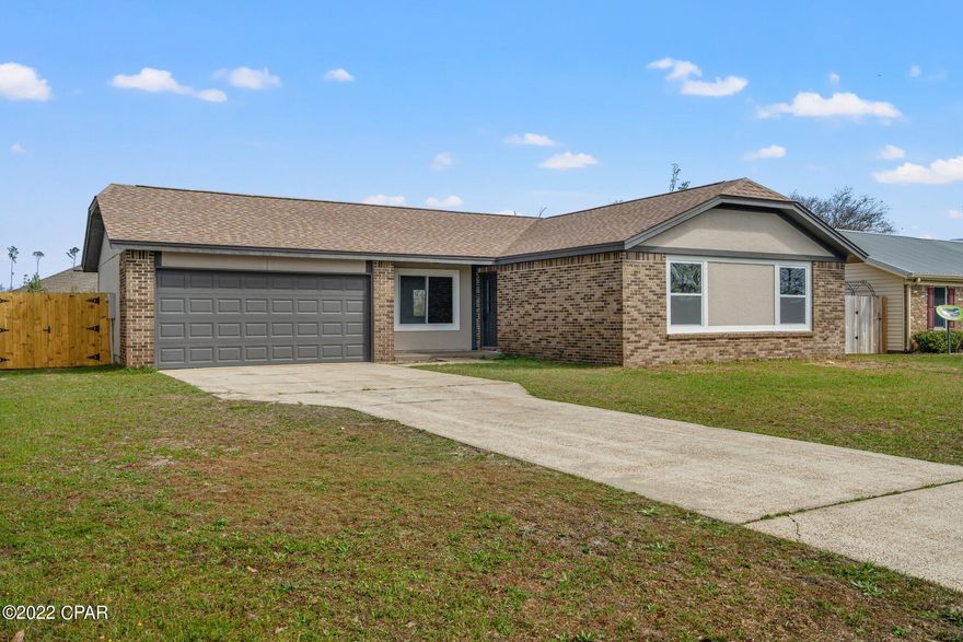 Fully remodeled 4 bedroom move-in ready home in an amazing neighborhood! Home has BRAND NEW Roof, HVAC, windows, stainless steel appliances, shaker cabinets, hot water heater, light fixtures, ceiling fans, vanities, garage door and new flooring throughout! Fresh paint inside and out. Kitchen features gorgeous new granite island and new shaker cabinets including a pantry! Spacious 2 car garage. Big yard, 0.38 acres perfect for kids/pets and for entertaining! Flood Zone X, no flood insurance required! No HOA! Don't miss your opportunity to own this beautiful home!