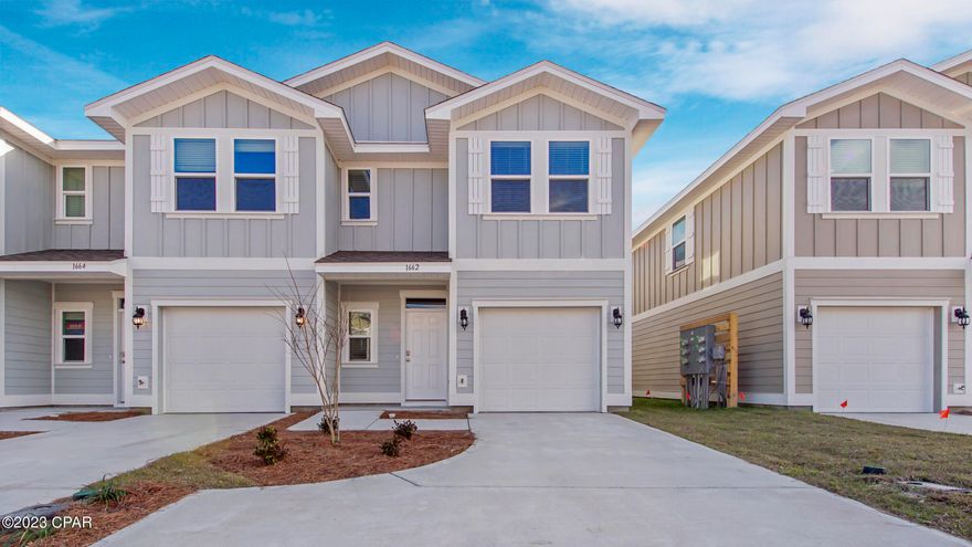 End unit townhome in the heart of Lynn Haven! Pet friendly (upon approval) and minutes to shopping, dining, great schools and more. Come live the maintenance free lifestyle w/no yard work! Downstairs the home features a nice size kitchen w/stainless steel appliances, granite counter tops, pantry, & breakfast bar that can seat 4. Living area downstairs is very spacious & you'll appreciate the half bath for your guests. Upstairs you'll find three bedrooms, full size washer and dryer, extra storage closets & a full bathroom. The master is enormous & boats a relaxing attached full bathroom w/a walk-in shower & double sink vanity. You'll love the huge walk in closet! Outside features a nice covered patio with a wide open green space/common area view. Very centrally located. 20 minutes to Tyndall AFB and only a few minutes to grocery stores and other shopping. Trash & yardwork paid by owners.