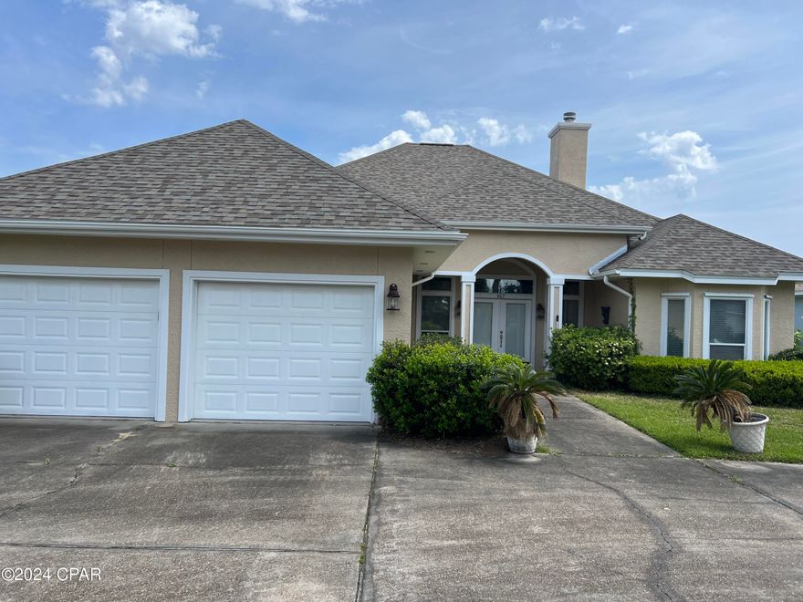 CURRENTLY UNDER CONTRACT, SELLER WILL CONSIDER BACKUP OFFERS' Great Bay Point canal home located just inside the Thomas Drive gate which means you can get in and out of Bay Point quickly! Three bedrooms, 3 full baths with a great split bedroom floor plan. Along with high ceilings and crown moldings, a large pantry and outside climate controlled storage room are some of the extra features. Walk around the outside of the house and you will find the climate controlled storage room complete with a floor drain. It can be sold 90% furnished! From your private dock, be in the bay or Gulf in minutes! Bay Point has a championship Nicklaus golf course, clay tennis courts, several restaurants, 24 hour roving security and a full service marina just minutes from the Gulf of Mexico!