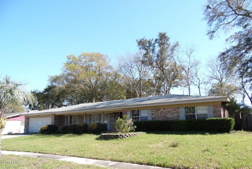 Great opportunity to own a large 4 bedroom, 2 bath home with a spacious living room,fireplace,formal dining room, bonus room, large laundry room and a garage. Home is conveniently located to Tyndall Air Force Base, Downtown Panama City, Hospitals, Doctors, and all Callaway's Shopping and restaurants. 

Sold As-Is. ''Property was built prior to 1978 and lead based paint potentially exits''.