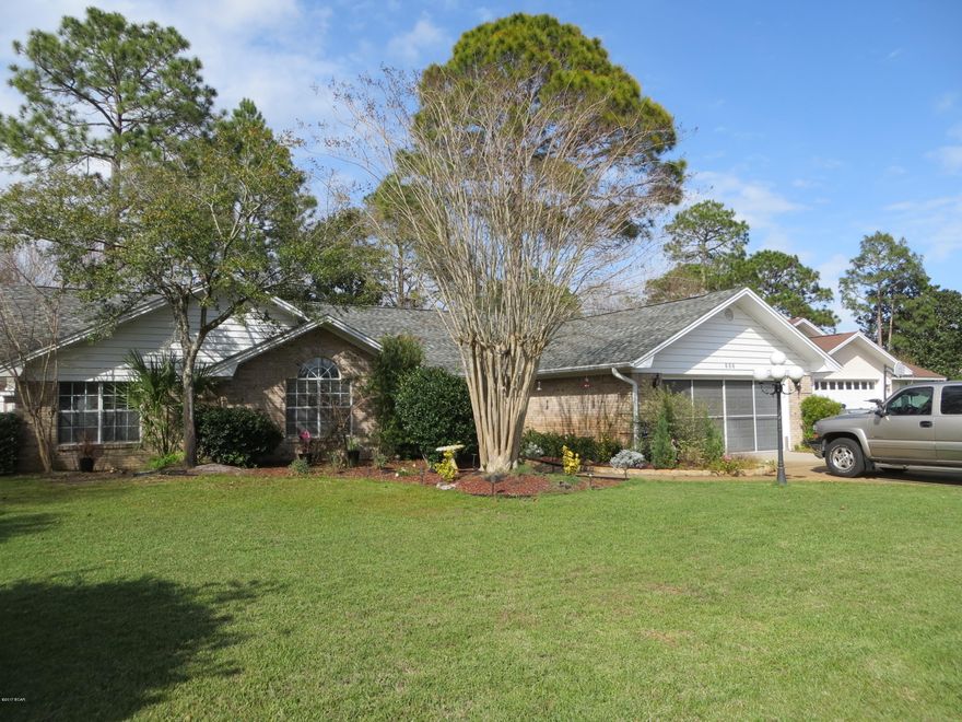 NEW, NEW, NEW! New stainless appliances, new granite counter tops, new back splash, new flooring throughout, new paint, new windows and doors, new HVAC 14 SEER.  Roof and skylights 2014.  All professionally done. Even new LED light bulbs throughout.  And the Location, it's Awesome! Centrally located in the beautiful North Shore neighborhood, on a cul-de-sac.  Got an RV or Boat? Great parking spot.  Need a workshop or Man Cave, got one, and it's air conditioned!  Fenced back yard features huge deck, party at your house! Lots of storage. Screen door system for garage.  Property Appraiser shows original 1689 square feet with extra 476 square foot  addition now finished including insulated windows, new carpet and 1/2 bath. All measurements approximate.