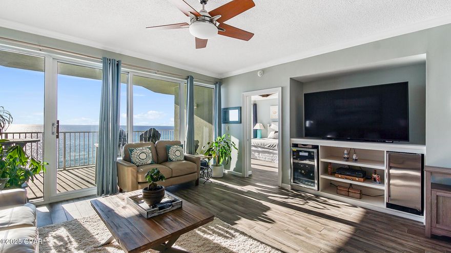 An extremely rare opportunity to purchase one of the limited number of 3 bedroom/3 bathroom corner units with lockout studio. The studio comes with a separate, private entry, so this is effectively TWO CONDOS in one!

The master bedroom boasts tremendous gulf views with balcony access, and an en-suite bathroom featuring a seperate vanity area, large garden tub and stand up shower. The unit features two additional bedrooms, one with a Jack and Jill style full bathroom attached. 

The owner has paid impressive attention to detail as is evident across the whole condo, with lots of upgrades to furnishings and appointments throughout. As a corner unit, it boasts an extra large, beautifully furnished balcony, offering spectacular views up and down the beach.

The spacious studio lock-out can be included as part of the total condo, or it can be used as a completely seperate unit. It boasts a kitchenette, full bathroom with both garden tub and stand jup shower, living/bedroom area and private balcony. The studio is also furnished to an exceptional standard and does provide gulf views.

Boardwalk Beach Resort is ideally situated within 5 minutes walking distance to many local attractions, restaurants, and golf courses, yet nestled on a quiet stretch of Panama City Beach away from the crowds. Set on 1700 ft of pristine beach front on the sugar white sands of the Gulf of Mexico, Boardwalk Beach Resort is a true paradise, with easy parking, easy elevators and an efficient COA. 
Absolutely ideal for your next investment, a second family home, or a mixture of both! This rental MACHINE conveys fully furnished and rental ready, don't miss your oportunity to see unit 811A while it is still available!