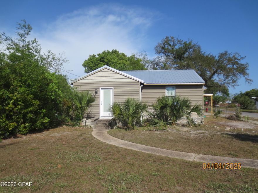 Interior Fully Renovated Old Orchard Gem - Near Watson Bayou!

This nicely renovated 3-bedroom, 1-bath home offers 1,100 square feet of move-in-ready comfort in the desirable Old Orchard area. Completely gutted and brought back from the studs out after Hurricane Michael, the interior feels fresh and modern throughout. Enjoy peace of mind with a brand-new air conditioner installed in 2025, New Roof and New Carport just completed.

Inside, you'll find vinyl plank flooring throughout the main living areas with carpeted bedrooms for added comfort. The kitchen comes fully equipped with all appliances conveying, including a smooth-top stove, French door refrigerator, and washer and dryer.
 Located just one block off Watson Bayou, you're minutes from boating access that leads to the bay, Shell Island, and the Gulf--ideal for water lovers and outdoor enthusiasts.

This home is a fantastic opportunity for first-time buyers, investors, or anyone looking to enjoy affordable living close to the water. Brand New Roof, New Carport and Storage room on the side of the home has been redone. Everything is finished and just waiting on a new owner.