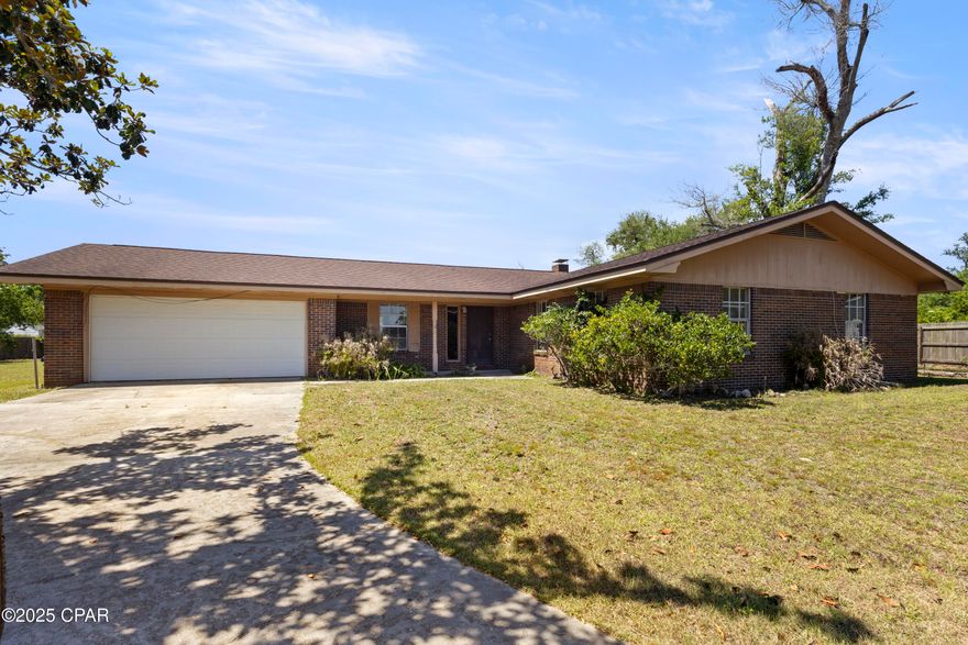 Nestled at the end of a cul-de-sac in a quiet, established neighborhood, this charming brick home offers comfort, space, and privacy. Featuring 3 bedrooms and 2 bathrooms, the home sits on a generous lot with a spacious backyard. Step inside to an updated kitchen with stainless steel appliances, and gather around the floor-to-ceiling brick fireplace in the cozy living area. The home combines classic charm with modern updates and plenty of natural light throughout. Put it on your showing list today! Buyer to verify all details including size, age, school zones, and features.