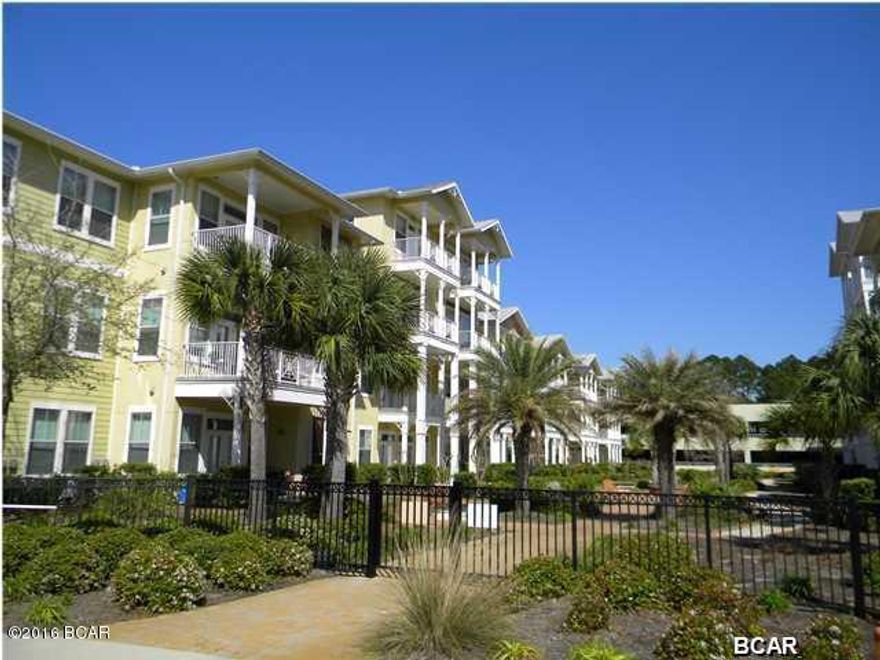 Beautiful 2 bedroom 2.5 bath condo on the 2nd floor and parking garage access with french doors that open onto the balcony that overlooks the courtyard, pool, and water fountains.

Bamboo hardwood floors, new carpet, newly painted throughout, stainless steel appliances, high ceilings, ceiling fans., washer/dryer included.  No pets allowed. Move in immediately.