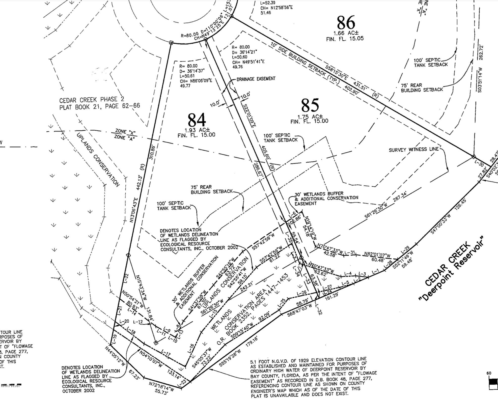 Cedar Creek Ph II - Land