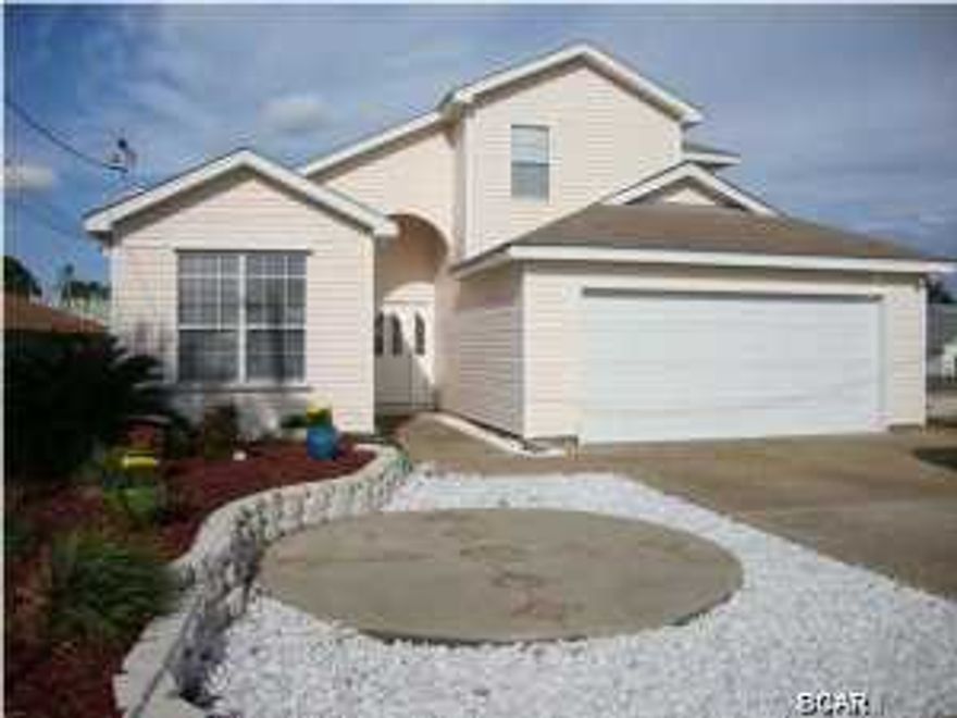 FABULOUS BEACH HOME. ONE BLOCK TO THE GULF. THIS JEWEL IS LIKE BRAND NEW. ENTER INTO A TILE FOYER CONTINUE THROUGH TO THE LIVING AND DINING ROOM WITH LAMINATE FLOORING, A NEW FULLY EQUIPPED KITCHEN WITH GRANITE COUNTERTOPS, BREAKFAST BAR, NEW STAINLESS STEEL APPLIANCES, PLENTY OF CUSTOM CABINETS, BREAKFAST AREA, A PASS THROUGH TO THE DINING ROOM AND TILE FLOORING. JUST GORGEOUS. MASTER BEDROOM ON THE FIRST FLOOR, LARGE MASTER BATH WITH DOUBLE GRANITE SINKS, WHIRLPOOL TUB, SEPARATE SHOWER, WALK IN CLOSETS, TILE FLOORING, ALSO ON THE FIRST FLOOR IS A HALF BATH NEAR THE KITCHEN AND LAUNDRY ROOM. FROM THE LIVING ROOM STAIRS LEADS TO THE 2ND FLOOR GUEST ROOMS. EXTERIOR STAIRS LEADS TO A PRIVATE ENTRY TO THE GUEST QUARTERS WHICH INCLUDES CARPETED LIVING ROOM, TILED KITCHEN, TILED BATH WITH