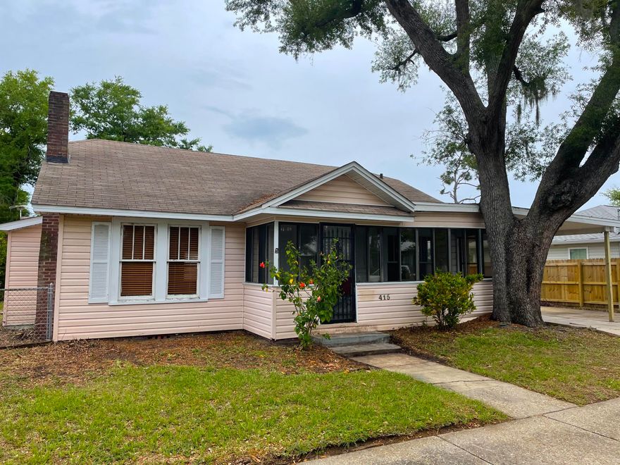 AMAZING fix & flip or investment opportunity with this 2-Story 3 Bedroom / 2 Bath home in The Cove neighborhood in Panama City! The home is 1,751 sqft. (heated) and 3,010 sqft. (total). Built in 1936, this historical beauty has a brick fireplace, original hardwood floors, and lots of old Panama City charm! Electrical and Plumbing is on and working; The roof was put on in 2010 and is not in bad shape. And it has a fairly large yard, fenced and with many aged oaks and fruit trees. AND just 2 blocks from the bay! At this price, this property is a STEAL and WILL NOT LAST LONG - So act quickly! --- CASH BUYERS ONLY ---