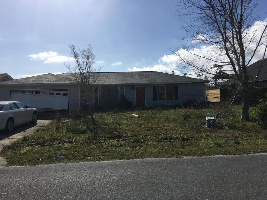 This home can be made beautiful again!  The owners were transferred out of state after Hurricane Michael and have not been back.