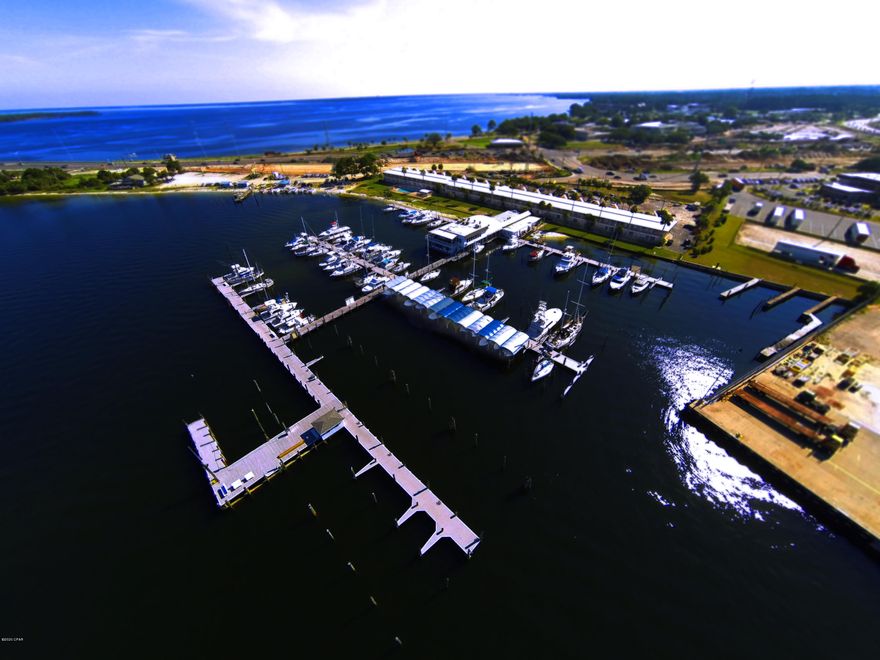98 Slip Marina damaged by hurricane Michael in the process of being restored. Owner prefers to sell this project and focus on other business interests.  The loss of every major marina in the area further enhances the this outstanding redevelopment opportunity.