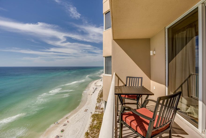EASY SHOW!! NON-RENTAL and never has been on a rental program. Take a look at the beautiful view of the Gulf as well as spacious living which makes Unit 1206 a must see!  This 849 sq. ft. “F” plan unit features 1 bedroom, 2 bathrooms + hall bunks.  Floor to ceiling sliding glass doors in the living area provide lots of light throughout the living areas.   Unit is tastefully decorated with up-to-date tile in living and bedroom areas.  This unit is exceptionally maintained as it has never been on a rental program however units of this plan rent very well!