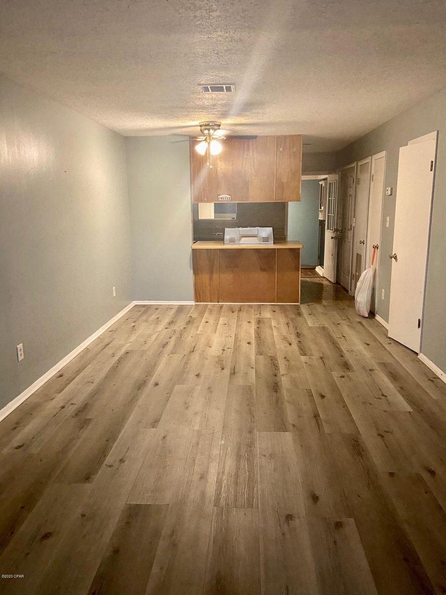 2 bedroom 1 1/5 bath Town-home with additional room that could be used for office or play area for little ones. Lots of storage with fenced in back yard. Small pets allowed with additional pet fee.