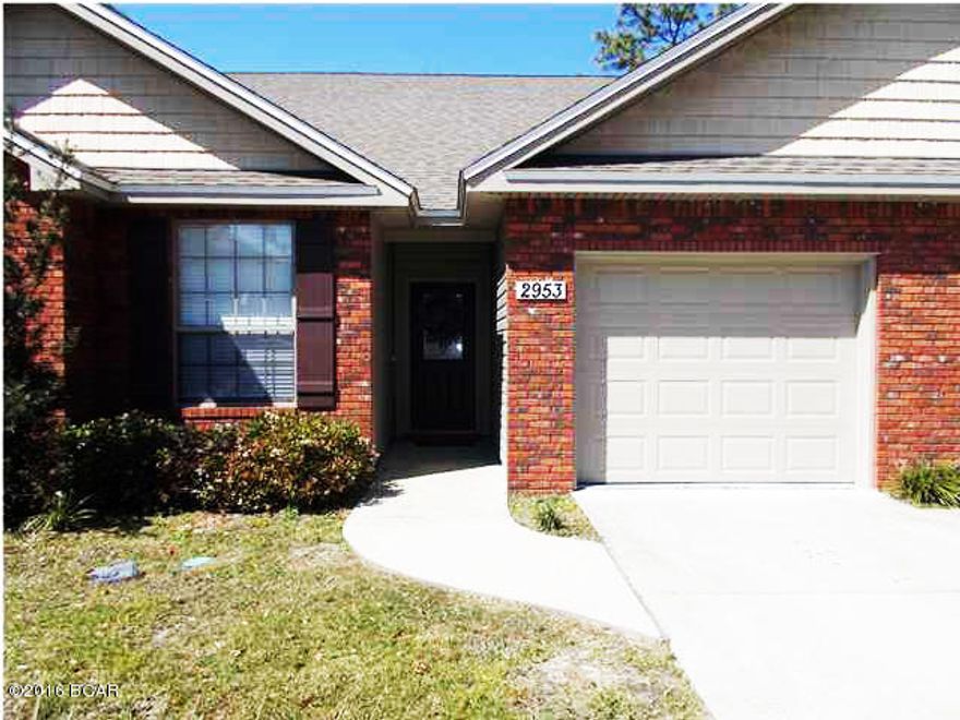 LOCATION! SIZE! LOCATION! SIZE! Are you looking for a LARGE, low maintenance home that is centrally located near EVERYTHING? This home offers it all. Check out this 3 bedroom, 2.5 bath town home, with over 1900 sqft, built in 2007 by Don Miller Construction. This great home is located at the end of the cul de sac, and is right off of Hwy 77 close to shopping, hospitals, doctors, trolley stops, etc....If that's not sweet enough for you, Dairy Queen is right at the end of your road. The home backs up to an undeveloped conservation area so even though you are so close to everything you still have some privacy. The interior features include an open floor plan with the master downstairs, a large living and dining area, a great kitchen complete with wood cabinets, solid surface countertops, stainless steel appliances, and a separate breakfast nook. Don't forget the french doors that lead out to your private patio. The home also offers an inside laundry room, double vanity sinks in both the master and the additional full bath upstairs, good size bedrooms, large closet space and a bonus/utility room. Call your Realtor today to see this GREAT home.