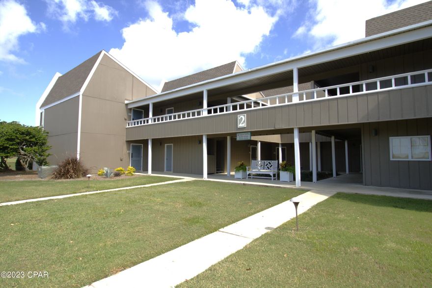 Price Reduced! Motivated Seller!
Are you an investor looking for that next fixer-upper or perhaps the homeowner looking for a second home that can also produce some rental income? Then look no further because here we have a blank canvas awaiting your personal touch. This downstairs 1-bedroom home has been modified to include a single bed or bunk space or you can easily add that space back to the bedroom. This home is unique from the rest as it offers a large open-air porch with an unobstructed pond view on the Jack Nicklaus Golf Course. Imagine living in a gated community on a golf course, with dining, shopping, endless walking trails, kayaking the famous Grand Lagoon over to the St. Andrews State Park, or a full-service marina offering boat slip rentals for your pleasure or fishing boat. This opportunity offers a reduced price which will allow equity after you have created your own touch to this remodel. The seller is motivated so bring your offer today!