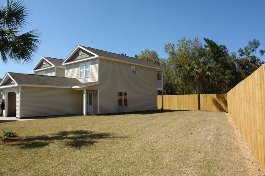 Welcome to The Gates of Sterling Cove! This rare end unit with garage has one of the biggest yard in the entire community. This subdivision is gated, offers community pool, includes lawn care, and weekly trash pick up. Sterling Cove is located on the East end of Panama City Beach which is a perfect location to get to Back beach, Front Beach, or Thomas Drive. You can walk to shopping, restaurants, and nightlife! All info & measurements are approximate and must be verified by the buyer.