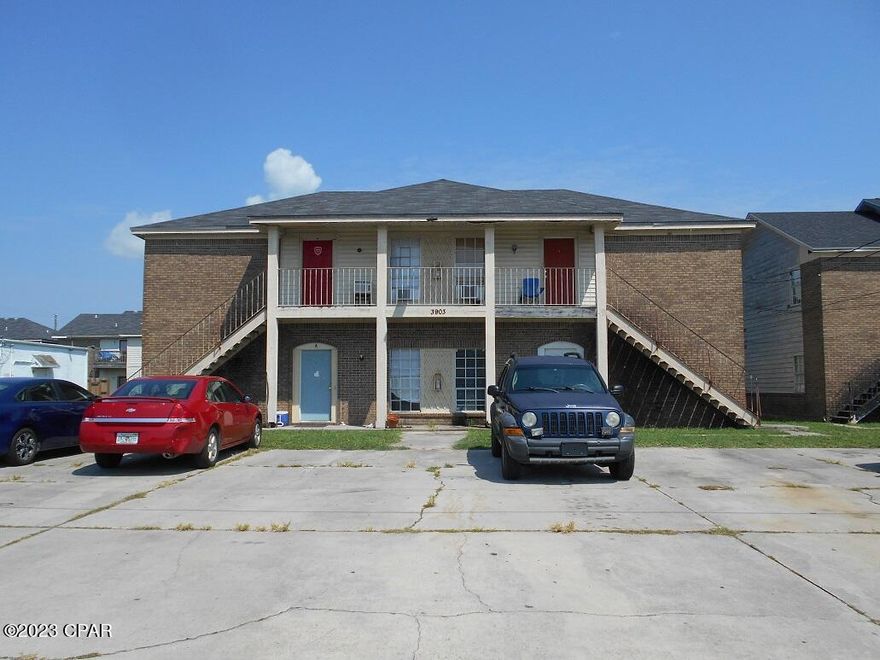 Multi-unit Bldg. Four 2 bedroom 1 bath apartments. 3907 11th & 3900 Wave  St  also available. All information taken from appraiser site & sizes approx., Buyer to verify.