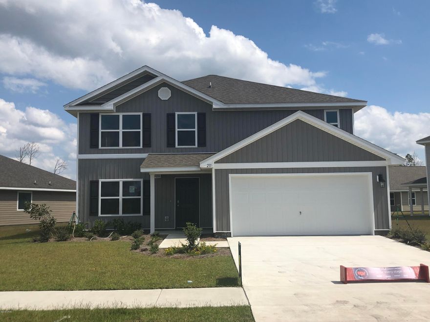 Welcome to Bridge Harbor! This Elle plan is now under construction. This two story home has vinyl flooring throughout the common and wet areas and plush carpet in the bedrooms. Traditional 8' ceilings throughout,  nickel hardware on interior doors and orange peel texture walls with quality paint are just a few of the added details. The Master suite is downstairs and has a nice size master bath with walk-in closet, separate shower and large soak tub. The large kitchen has a center island, a spacious dining area and is open to the living room. There is also a nice flex space at the front that could be used as an office or study. Upstairs you will find plush carpet, a second story living area and the additional bedrooms, two of which have walk-in closets as well as  laundry room This home will have Smart Home technology, control your lighting, thermostat, and even secure your home from a single touch panel. This home also has appliances including, dishwasher, stove and microwave and includes a one year manufacturer's warranty and a ten year builder warranty. Situated off Boat Race Road, Bridge Harbor is a great community for families of all sizes. Conveniently located near shopping, dining, and Tyndall Air Force Base this community is the perfect place to call home! A quick drive to the sugar sand beaches, but located in a quiet setting away from the hustle and bustle. Pictures, photographs, floor plans, elevations, features, colors and sizes are approximate for illustration purposes only and will vary from the homes as built. Home and community information including pricing, included features, terms, availability and amenities are subject to change and prior sale at any time without notice or obligation. For Move-In/Completion Estimates: Ready dates are estimates only. Timing of completion of construction and buyer move-in are subject to contingencies contained in home purchase agreement and governing jurisdictions issuance of a certificate of occupancy, and may change due to forces majeures and other delays or disruptions outside the reasonable control of D.R. Horton, Inc.