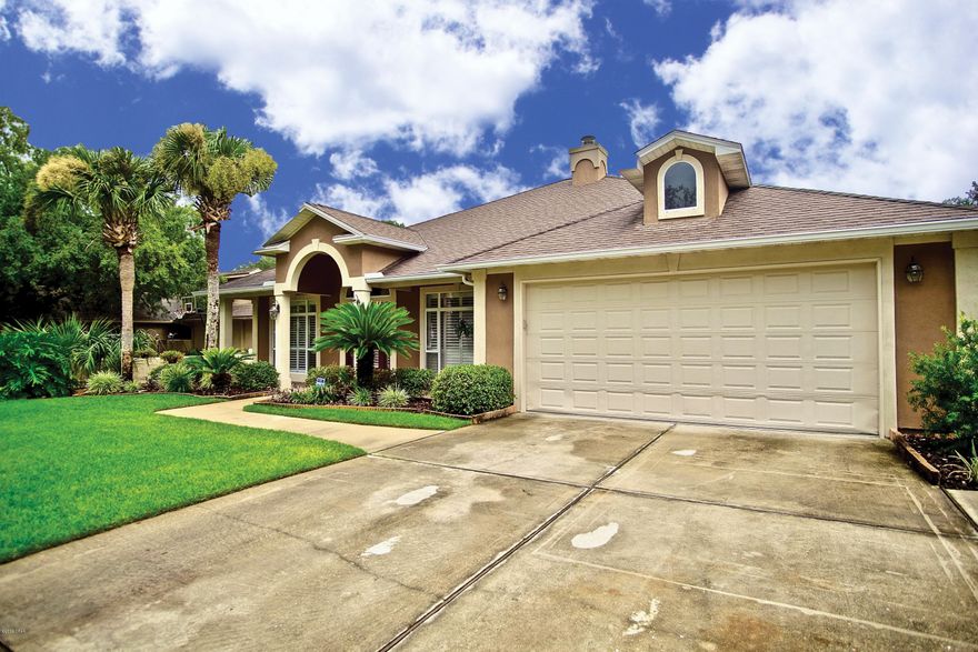 Beautiful home on the 15th fairway of the Meadows Golf Course in Bay Point. This home features a open floor plan with a large kitchen, pool and over sized garage. The great room offers cathedral ceilings, bamboo hard wood floors, fire place and large windows that over look the pool and golf course. There are 3 bedrooms with a office and den that could easily be converted into another bedroom. The master bath includes a double vanity, large soaking tub and walk in closet. Bay Point is a gated community offering 24 hour security, tennis courts, marina, playground and several restaurants.