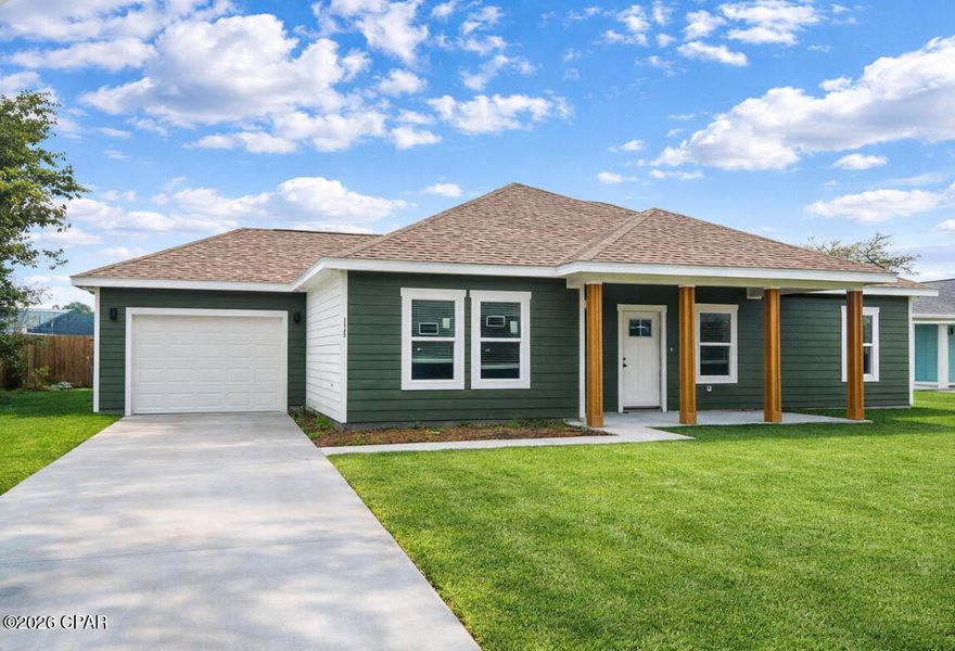 Welcome to your dream home — a newer 2024 build that blends sleek modern design with everyday comfort and convenience. From the moment you arrive, you'll notice the clean architectural lines, large windows, and beautifully landscaped yard, all enclosed by a new full-perimeter fence for added privacy and peace of mind.

Step inside to find an open-concept layout featuring luxury vinyl plank flooring, high ceilings, and designer fixtures throughout. The modern kitchen is a showstopper with quartz countertops, soft-close cabinetry, stainless steel appliances, and a spacious breakfast bar perfect for entertaining.

The living area flows seamlessly to the backyard through oversized glass backdoors, creating the perfect indoor-outdoor connection. Outside, enjoy a fully fenced yard ideal for pets, play, and weekend gatherings.

The primary suite offers a private retreat with a spa-inspired bathroom, double vanity, and walk-in closet. Additional bedrooms are generously sized, offering flexibility for guests, a home office, or a gym.