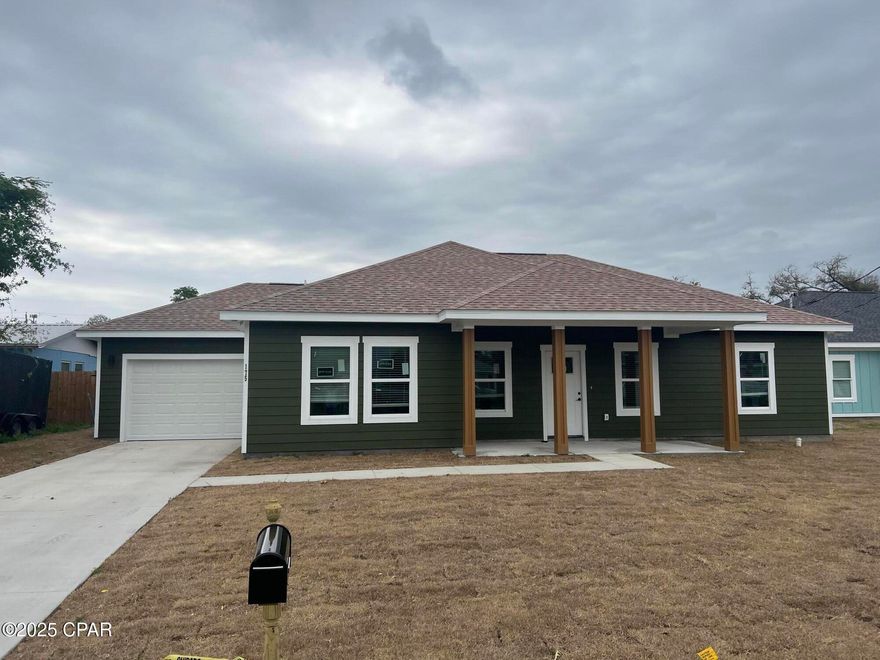 Welcome to your dream home — a newer 2024 build that blends sleek modern design with everyday comfort and convenience. From the moment you arrive, you'll notice the clean architectural lines, large windows, and beautifully landscaped yard, all enclosed by a new full-perimeter fence for added privacy and peace of mind.

Step inside to find an open-concept layout featuring luxury vinyl plank flooring, high ceilings, and designer fixtures throughout. The modern kitchen is a showstopper with quartz countertops, soft-close cabinetry, stainless steel appliances, and a spacious breakfast bar perfect for entertaining.

The living area flows seamlessly to the backyard through oversized glass backdoors, creating the perfect indoor-outdoor connection. Outside, enjoy a fully fenced yard ideal for pets, play, and weekend gatherings.

The primary suite offers a private retreat with a spa-inspired bathroom, double vanity, and walk-in closet. Additional bedrooms are generously sized, offering flexibility for guests, a home office, or a gym.