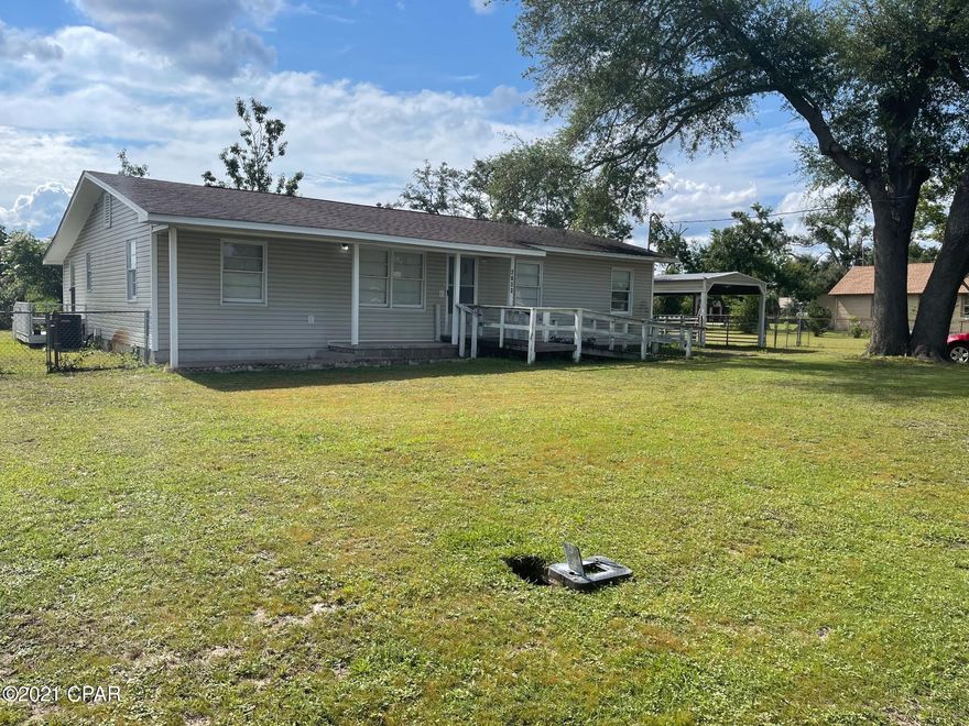 This 4 bedroom 3 bath home has been well maintained over the years. Electrical has been updates, water heater & roof are newer. The large lot to the right of the home is part of the property You may want to check to see if it is large enough to split off. The barn needs to be torn down it is not salvageable. There are some well maintained homes surrounding the property and there will be some brand new homes being built due to Hurricane Michael damaged Homs being town down.
