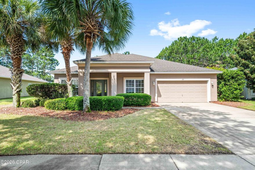 Just a short drive from the white sand beaches and the energy of Panama City Beach, this home offers the kind of everyday living that feels easy, comfortable, and connected to everything people love about the area.

Step inside and you're greeted by natural light that carries through the main living spaces, creating a bright, relaxed setting that works just as well for quiet mornings as it does for evenings with friends and family. The flow between the living, dining, and kitchen areas makes it simple to stay connected, whether you're cooking dinner, hosting game night, or just catching up after a long day.

The kitchen is designed for real life, with plenty of space to prep, gather, and keep things moving without feeling crowded. Bedrooms offer a private retreat at the end of the day, with a calm, comfortable feel that makes it easy to unwind. The primary suite gives you a place to reset, while additional rooms provide flexibility for guests, a home office, or whatever fits your lifestyle.

Out back, there's room to enjoy Florida living the way it's meant to be. Whether it's weekend cookouts, letting pets roam, or simply enjoying the fresh air, the outdoor space adds another layer of livability to the home.

Located in a growing area with convenient access to shopping, dining, and entertainment, this property also keeps you close to the Gulf without the constant hustle. It's a setting that works for full-time living, a second home, or an investment opportunity.

This is the kind of home where daily routines feel a little more enjoyable, and where time spent at home is something to look forward to.