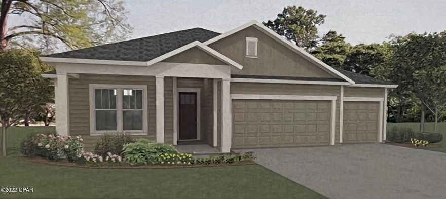 This Samuel Taylor home features the Sand Dune floor plan. All builds are currently built above hurricane code with 2'x6' exterior wall framing, hurricane tie down rod and anchor system, architectural shingles and higher insulation ratings. Interior standard features include 9 and 10 foot ceilings, tile and carpeted floors, granite countertops, gas stove, microwave, dishwasher and garbage disposal. Upgrade options are available. Please visit the Model home located at 206 Basin Bayou Drive for more information! Excellent opportunity to be in the hottest community on the Beach!