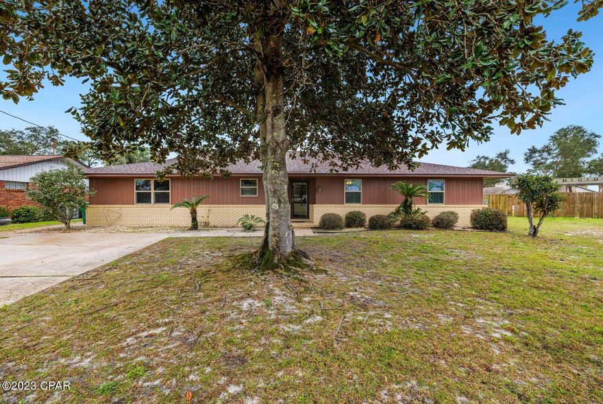 'CURRENTLY UNDER CONTRACT, SELLER WILL CONSIDER BACKUP OFFERS. This one owner home with large living spaces both indoor and out give many options for enjoyment. The quiet street is  minutes away from the  beach, restaurants, parks and shopping.  This well built brick home with impact windows and architectural shingle roof is waiting for your personal touch to make it your own.  Boasting a sunroom, separate screened porch and oversized living room with brick fireplace.  The 4th bedroom is extremely large and could be used as a bonus room or den located on opposite side of home.  The large yard has a well pump for optimal water bill savings. Age, Sq.Ft., Room Dimensions, taxes, schools, or anything important to the buyer must be verified by personal or