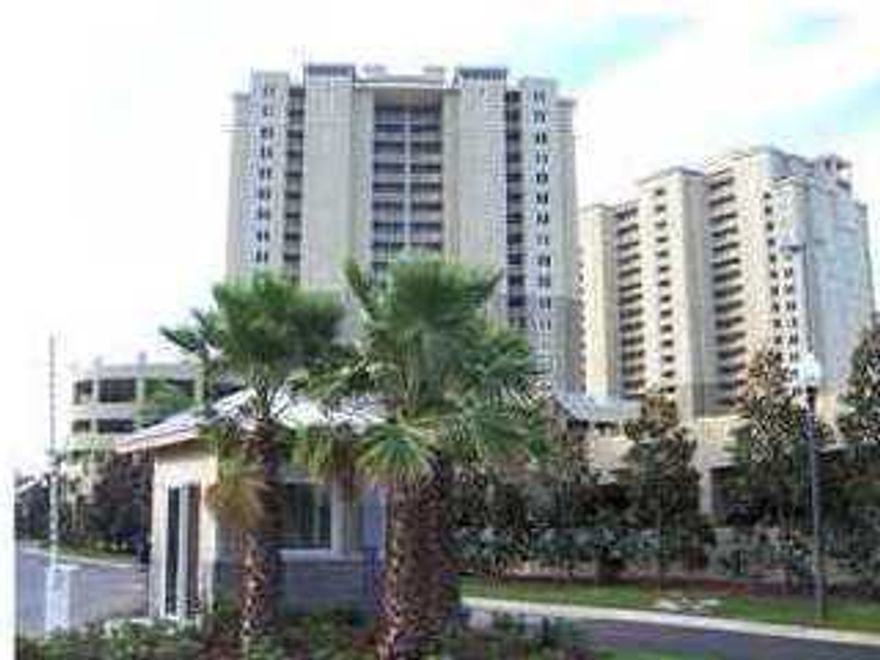 Grand Panama is a beautiful complex from one end to the other.  Situated on both sides of front beach road it gives its owners and guests plenty of options for parking and enjoying the amenities on both sides of the road.  This is a large 2-Bedroom, 2-Bath furnished unit that also has a bunk alcove which gives you extra sleeping capacity.  The full kitchen has attractive granite tops, tiled backsplashes, and plenty of cabinetry.  A Whirlpool appliance package finishes out the kitchen.  The floorings are 18' ceramic tile and the bedrooms and living room are carpeted.  9' ceilings throughout.  The balcony has a wonderful view of the beach and gulf and looks down the beach strip.  The view down the strip at night with the lights is spectacular.  Grand Panama is conveniently located just a short distance away from some of the areas best restaurants, shopping, convenience stores, fast food, retail,and entertainment venues for old and young.  The complex is in walking distance to the County Pier which is the longest fishing pier on the Gulf.  Pier Park, our areas biggest and best shopping and entertainment venue is just a short drive down the beach.  Grand Panama has lots of amenities for its visitors, pools, hot-tubs, fitness centers, meeting space, some retail spaces, loads of deck space for sunbathing and hundreds of feet of pristine beach front.  An onsite rental and HOA office are also located onsite.  Parking is a snap with multiple levels of covered parking and outside parking as well and there is a handy crossover for convenience.  From the time you drive up and see Grand Panama you know it is a special place.  Come see for yourself.