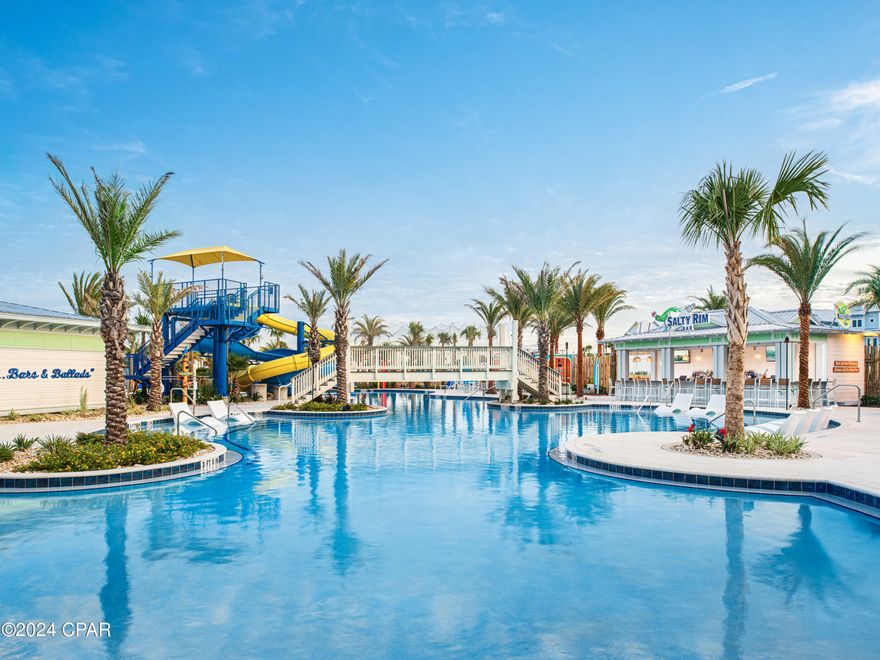 Be among the first to discover this thoughtfully curated and efficiently designed home in a charming ''surf village'' at Margaritaville Beach Cottage Resort in Panama City Beach.   The Longboard plan lets you connect and gather on your front porch or step inside to explore 760 sf of heated/cooled space perfectly designed to fit your every need.  These charming tiny homes feature a bedroom with a king bed and bath on the first floor and a sleeping loft with built-in full over full bunk beds on the 2nd level.  Located in the exciting new Margaritaville Beach Cottage Resort, homeowners and their rental guest will have a hard time deciding what to do first; you can relax in the huge resort pool, take a trip around the 425 ft long lazy river, ride down one of two waterslides, soak in the sun on the 580 feet of dedicated beach, have a margarita and cheeseburger from the grill, play games on the lawn, watch outdoor movies and much, much more.  Don't miss your opportunity to enjoy everything the Margaritaville lifestyle has to offer!

Water, trash, landscaping, TV, Internet and phone are all included. In addition, Club dues are $150/month and membership is mandatory for all homeowners. Total HOA, Condo and Club fees are $2068/quarter.

We anticipate construction for these homes will be complete around Summer 2024.