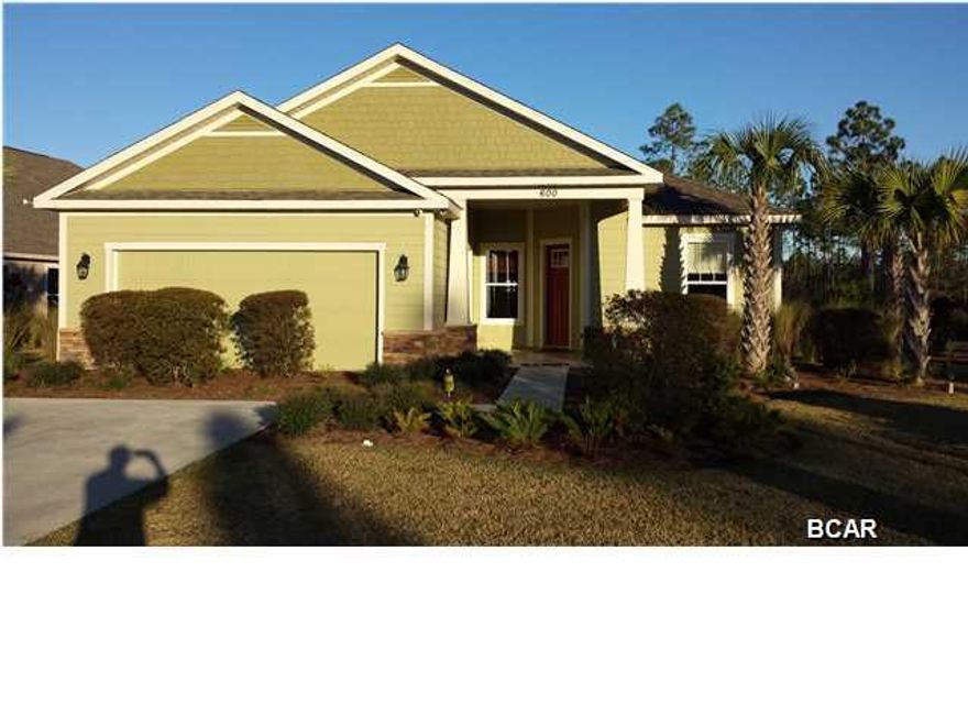 This home is a Pompano Craftsman elevation. Samuel Taylor built home includes standard features such as designer carpet in main areas and bedrooms, 8 ft. 2 panel craftsman interior door package, brushed nickel fixtures and faucets throughout, insulated (R19) interior common walls and insulated (R38) ceilings, and durable Sherwin Williams premium interior wall paint. Kitchen features stainless steel appliance package (range, dishwasher, & microwave) and oversized 36'' wood cabinetry with crown molding, and granite counter tops. Full bathrooms include raised vanity heights, large tile flooring in bathrooms and laundry rooms, 2 x 6 Exterior Wall Construction, and hurricane tie down rod anchor system. Exterior of home includes coastal and craftsman architecture, spacious 2 car garage, architectural roof shingles with an extended warranty, and durable Sherwin Williams Loxon exterior paint. All new construction homes are backed by a 2-10 Home Buyers Warranty. Your HOA dues includes lawn maintenance for the home. The Whisper Dunes subdivision includes sidewalks, curb & gutter, a beautiful community pool and pool cabana. Whisper Dunes is a golf cart friendly community and you are within a short driving distance to our beautiful beaches, Pier Park shopping, NW FL Beaches International Airport, and the beautiful 30A South Walton area. Choose your lot, floor plan & elevation, choose your design options, and pick your paint colors! All measurements and sizes are approximate, please measure for accuracy and verify all sizes.