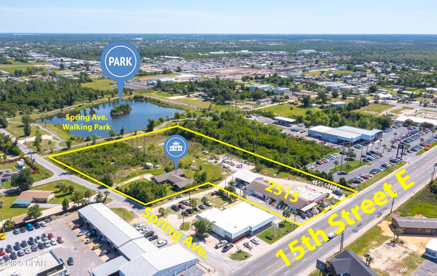 4.5+/- acres available.  This listing is for two parcels- 14605-000-000 and 14606-000-000.
Zoned C3-A which is very flexible zoning and provides opportunity for investment and financial gain.
C3-A Zoning encompasses all the uses of C1 and C2 which include (but are not limited to):
Retail, Transportation, Warehouses, even Waste Management (the only type of warehousing not allowed is refrigeration products and like-kind refrigeration storage), maximum building height allowed is 100 feet.  See photos for diagram of the types of warehouses.  Four (4) 9100 square foot warehouses, and One (1) 7215 warehouse.  43,615 total square feet for warehouses.  Ample room for driveways, water retention, and parking.
There is a 2186 square foot home that can be remodeled (for renting or use it as a home for management or property oversight) or demolished to provide more room for parking and/or an additional warehouse.
There is an option to demolish the current granite retail store fronting 15th Street, or convert it to your own retail space.  You can even utilize the retail space as a check-in for management if you decide to build a storage facility.
The Boot Store was sold and is not included in the 4.5+/- acres.
Setbacks are:
25 feet off 15th Street and 5 feet off the sides.  Commercial properties are to the east and west of this property.