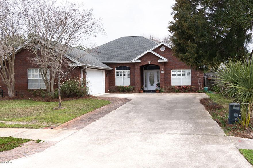 This custom-built home in the desirable Harrison Place subdivision has so much to offer! Harrison Place is a quiet, one street neighborhood with well-maintained landscaping that shows each owners pride of ownership. As you enter this home you immediately notice the big windows overlooking the back yard. You will enjoy the view of flowers in the spring from the spacious living room full of natural light. Don’t worry about your water bill because there is a separate well for irrigation! The kitchen is bright and very functional offering an eat in space and many cabinets for storage. You will also enjoy a more formal dining room for lager gatherings. The master suite has a nice size adjoining room that is currently used as an office.The additional two bedrooms share a large bathroom.