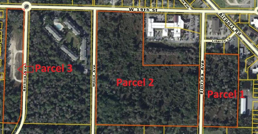 Parcel 1 - 6.8 acres of wetlands

Parcel 2 - 23.84 acres (approx 1.6 acres usable land area: