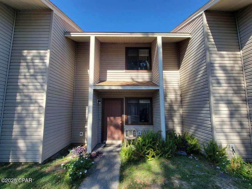 This is a lovely and well maintained 2 bedroom, 1.5 bath remodeled and updated townhome. Updated cabinetry in the kitchen & bathrooms. Granite countertops. tile flooring downstairs, carpet upstairs. Equipped with fairly new appliances- refrigerator, range, dishwasher, and microwave. Small privacy fenced backyard. Lawncare included. Very convenient to Tyndall Air Force Base as well as shopping, restaurants, beaches, and schools. NO PETS. Call to schedule tour.