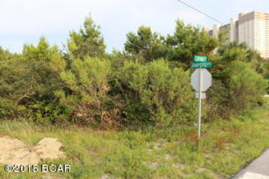 Fabulous huge vacant lot within a few blocks to a beach access right at the end of the road.