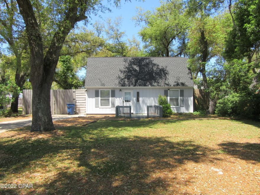 Beautiful spacious 3 bedroom 2.5 bath bungalow style home located on the much desired community of Historic St. Andrews. Walking distance to St. Andrews Bay. Amenities includes a large fenced in back yard with a yard storage unit. Yard service is included along with pest control. Fresh paint, trim, upgraded fixtures, stainless appliances, tile and carpet throughout. Large bonus room with accessible attic space as well. Centrally located to the Worlds Most Beautiful Beaches and Military installations. All property sizes and ages are approximate, please measure and/or verify if important. School assignments are subject to change, please check with Bay County for most accurate information. Deposit is the same as the rent. School assignments are subject to change, please check with