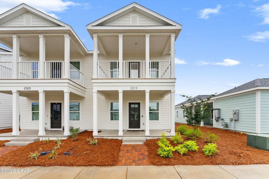 One of the lowest-priced opportunities currently available in SweetBay, this 2024-built Harris Doyle home offers 3 bedrooms, 3.5 bathrooms, and 1,646 square feet of low-maintenance living in one of Panama City's most valuable communities.

Designed with flexibility in mind, each bedroom features its own private full bathroom and walk-in closet, making this floor plan ideal for investors, multigenerational living, or families. The open-concept main living area flows seamlessly into the kitchen and dining space, while a private balcony provides the perfect spot to enjoy your morning coffee or unwind in the evening.

Built in 2024, you'll enjoy the benefits of newer construction without the wait, along with modern finishes and energy-efficient features throughout. Located in SweetBay's Cottage Phase, residents enjoy the convenience of exterior maintenance included through the HOA, creating a true lock-and-leave lifestyle that's perfect for busy families, second-home owners, or investors.

This home also offers the added benefit of on-street parking directly in front of the property and a prime location within the neighborhood, providing easy access to SweetBay's resort-style pools, parks, walking trails, community dock, North Bay access, and golf-cart-friendly streets.

Whether you're searching for a primary residence, vacation home, or investment opportunity, this nearly new home delivers an exceptional combination of location, functionality, low-maintenance ownership, and value in one of Panama City's premier waterfront communities.