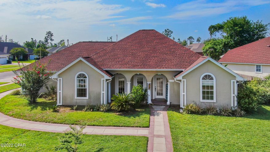 CURRENTLY UNDER CONTRACT, SELLER WILL CONSIDER BACKUP OFFERS. Hurry over to view this beautiful CORNER LOT 3bd/2bth saltwater POOL home today!! Conveniently located in Mowat Highlands with NO HOA. Walking into this split floor plan you will find a spacious formal dining room to your left, wood floor into the living room with a fireplace and two double doors off to the pool! Off of the large eat-in kitchen with breakfast bar, island, and stainless steel appliances sits a huge master bedroom. Featuring separate double vanities, large walk-in closet, garden tub, and a separate shower. Spacious guest bedrooms, 2 car garage and located in flood zone X so no flood insurance required. All sizes/info/measurements approx; please verify if important.