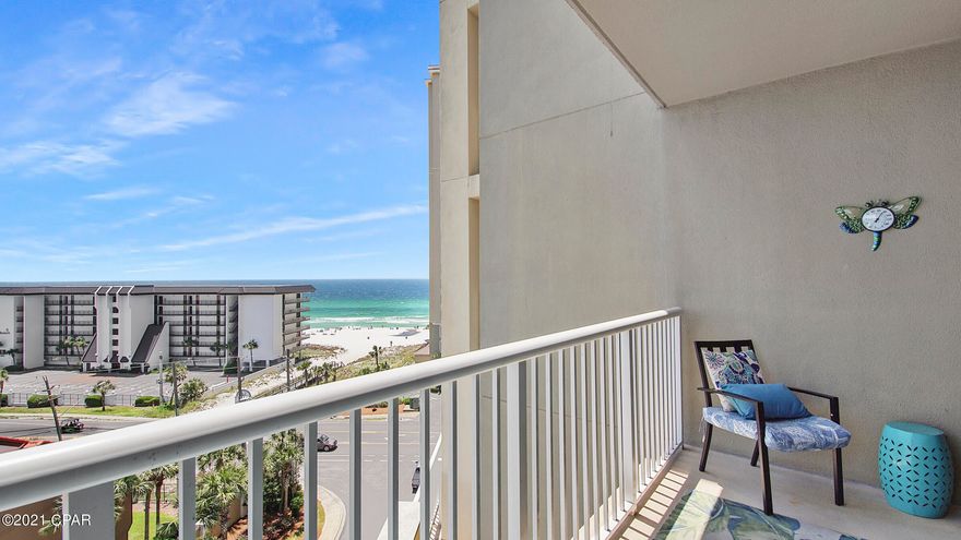 Desired Grand Panama Beach Luxury Resort. One of the finest in all of Panama City Beach.   This large 1458 Sq. ft. 3bed 3bath with bunks is fully furnished and rental ready. Wood and tile floors throughout. Nicely Furnished with designer furniture. Many upgrades, granite counter tops through out, Stainless appliances, Crown molding throughout.  Double sink vanities. Oversized Garden tub with separate shower. Amenities galore, two pools with hot tubs. Tiki Bars for food and beverages. Large Fitness room. Business Center, Event Center, Coming soon onsite convenience store , with beer , wine , snack foods and sundries.