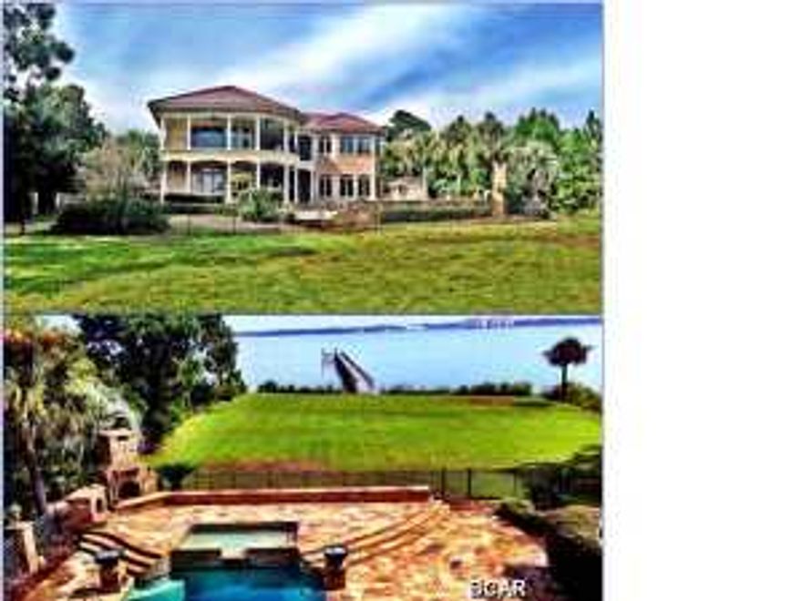 Luxurious 5 bedroom, 4.5 bath home, over 6,000sqft on St. Andrew's Bay in the desirable neighborhood of The Preserve On The Bay. When you walk through the front door you look through the Pella windows from the formal living room overlooking the pool, Bay and large backyard. The gorgeous waterfront views continue as you walk into the kitchen and family room. The kitchen is every cook's dream with granite countertops, large island, double ovens, gas cooktop, Miele coffee maker, Miele food steamer, ice maker, Thermador cooktop, and Subzero refrigerator. Plenty of counter space to cook and entertain. The family room with hardwood floors has two-story ceilings with a fireplace. The home also includes a formal dining room off of the kitchen and an office with built-in bookshelves and desks.