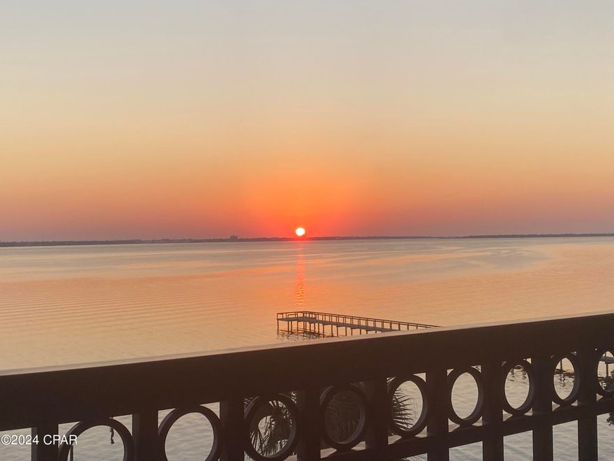 Under Contract - Taking Backups - Waterfront Condo with breath taking views! 
Waterhaven is a gated community that overlooks St. Andrews Bay.  
This rare third floor condo offers three bedrooms, two and a half baths with high ceiling and dormers adding light and an open feel to this beautiful home. A staircase leads to a spacious loft with lots of possibilities, storage and views of the bay through the dormers.
The upscale kitchen is equipped with a Sub-Zero refrigerator, Viking 6 burner stove, Bosch dishwasher,  Scotsman stand alone ice maker, Sub-Zero wine chiller as well as a stunning, expansive center island. Beautifully trimmed with crown molding and hardwood floors, this spacious, open concept living area is perfect for entertaining friends and family and enjoying the Florida sunshine. 
French doors lead to the bayside balcony from the living room. The primary suite also has access to the balcony and beautiful views of the water.  The ensuite bath offers double vanities, large soaking-tub, and separate shower. The second and third bedrooms each have board & baton wood trim and doors leading to the community-side balcony. 
Enjoy stunning views from your balcony, lounging at the pool or enjoy a walk along one of the largest private piers in the area. Waterhaven is a friendly neighborhood that offers community events and a variety of social clubs. A movie theater, meeting room, kitchen, and fitness center are located inside Waterhaven's club house. 
Amenities include private beach, boat launch, pool & grill/smoker and kayak/paddle board racks. Waterhaven is a quiet, non-rental community unlike any other.