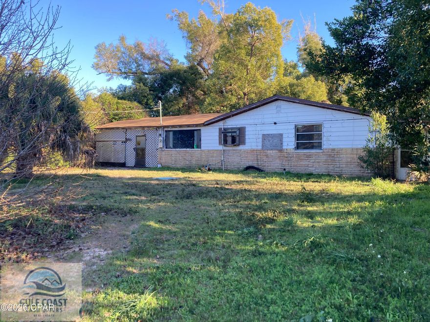 Here's your chance to turn a solid investment into big returns. This 3-bedroom, 2-bath home with 1,535 sq ft is located just minutes from Andrews Bay, offering proximity to the water and all the benefits of Panama City living. The property needs to be fully gutted, providing a true blank slate for investors to redesign, modernize, and maximize value—ideal for both fix-and-flip or long-term rental strategies.

A major improvement is already in place with the roof updated in 2019, helping reduce upfront capital expenses. With a projected after-repair value of $250K-$255K and an estimated rehab budget of $70K-$80K, the numbers support strong upside potential. Conveniently located near Ascension Sacred Heart Bay, HCA Florida Gulf Coast Hospital, and Gulf Coast State College, this opportunity combines location, flexibility, and equity growth.

Don't miss the chance to own near the water and create instant value in a growing Panama City market.